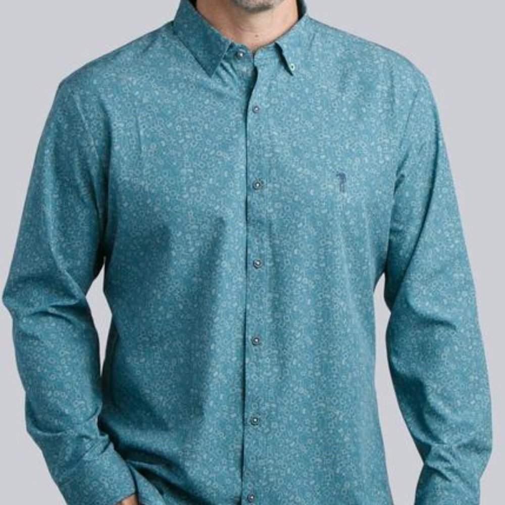 William Murray Golf Long sleeve button down Small